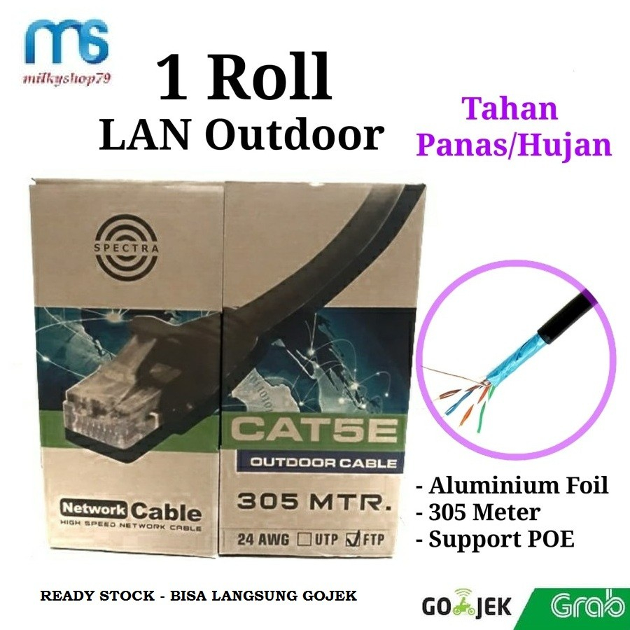Kabel LAN Outdoor STP Spectra FTP 1 BOX Dus Role Roll