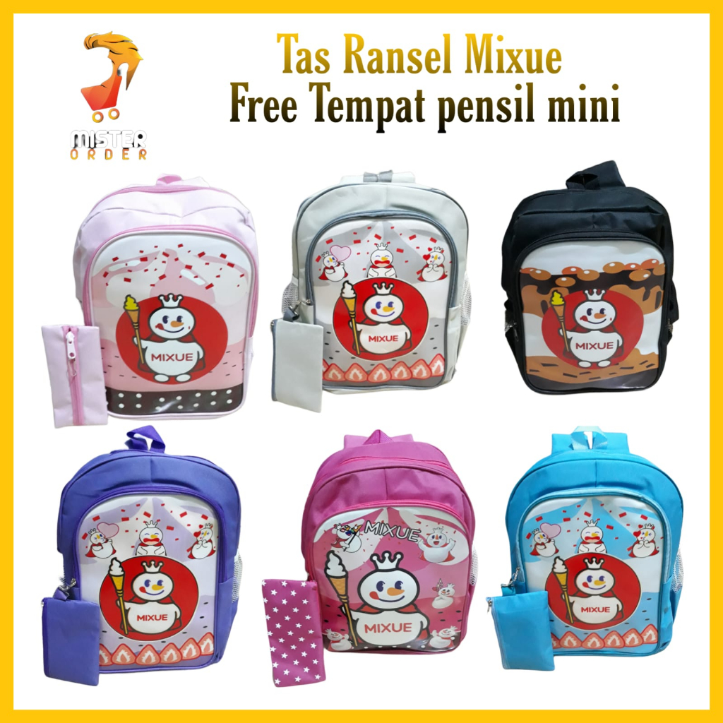[COD] TAS RANSEL / TAS SELEMPANG ANAK MIXUE VIRAL - TAS ANAK PAUD