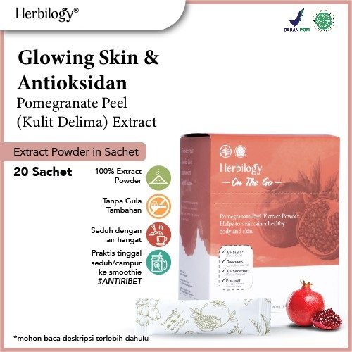 Herbilogy On the Go Pomegranate Peel (Kulit Delima) Extract 20sachets