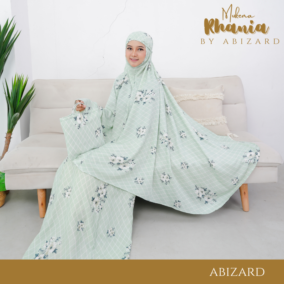 Abizard Mukena Rayon Dewasa FLORA Ukuran Standart