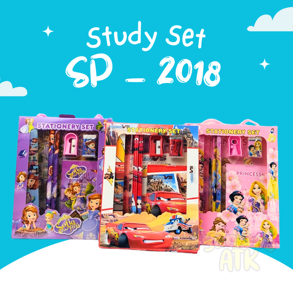 

Study Set / Stationery / Paket Alat Tulis Set SP-2018 / 608