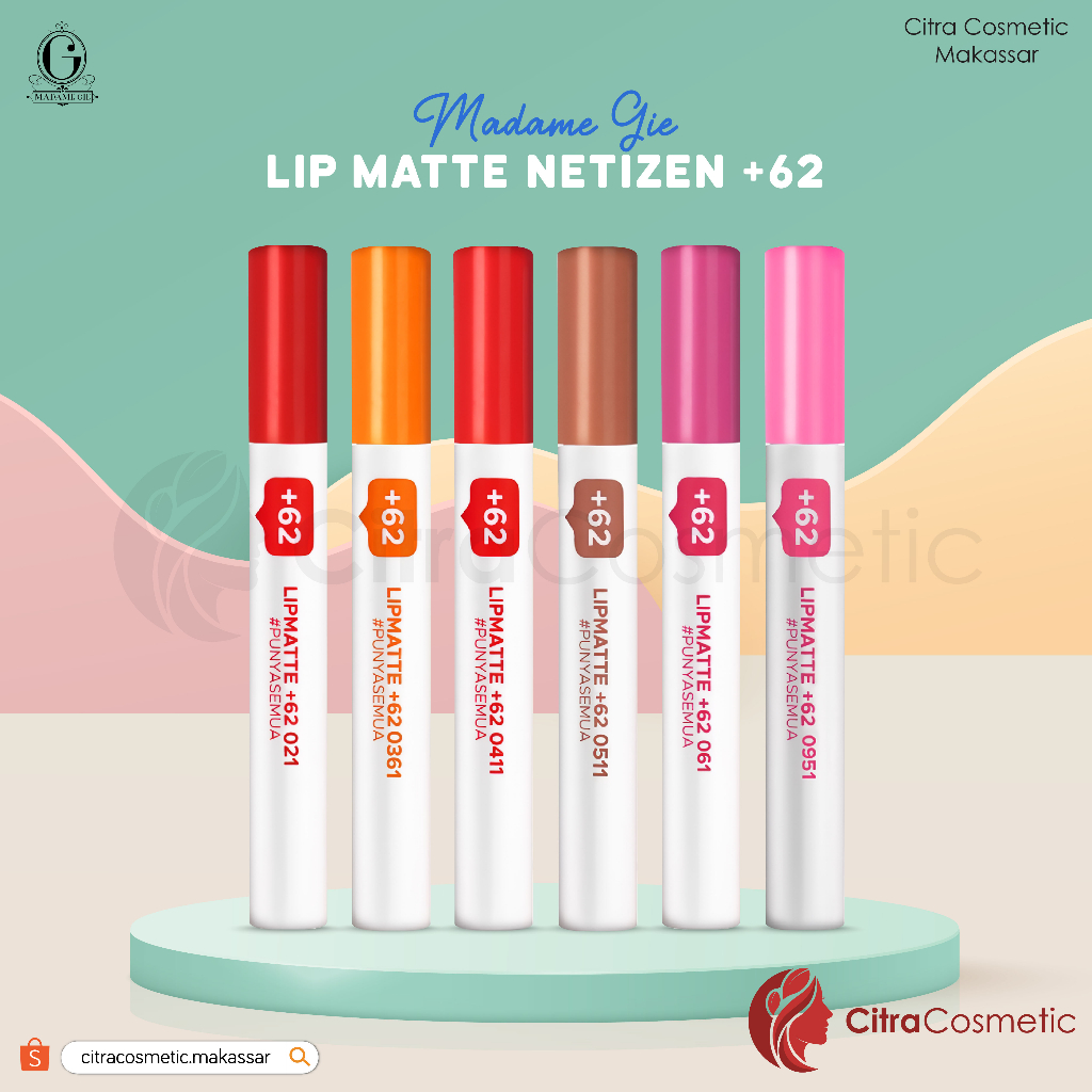 Madame Gie Lip Matte Netizen +62 Series