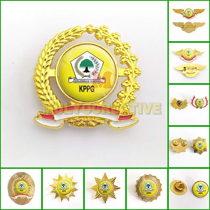 Pin Golkar KPPG Pin Bros Wing Logo KPPG Golkar