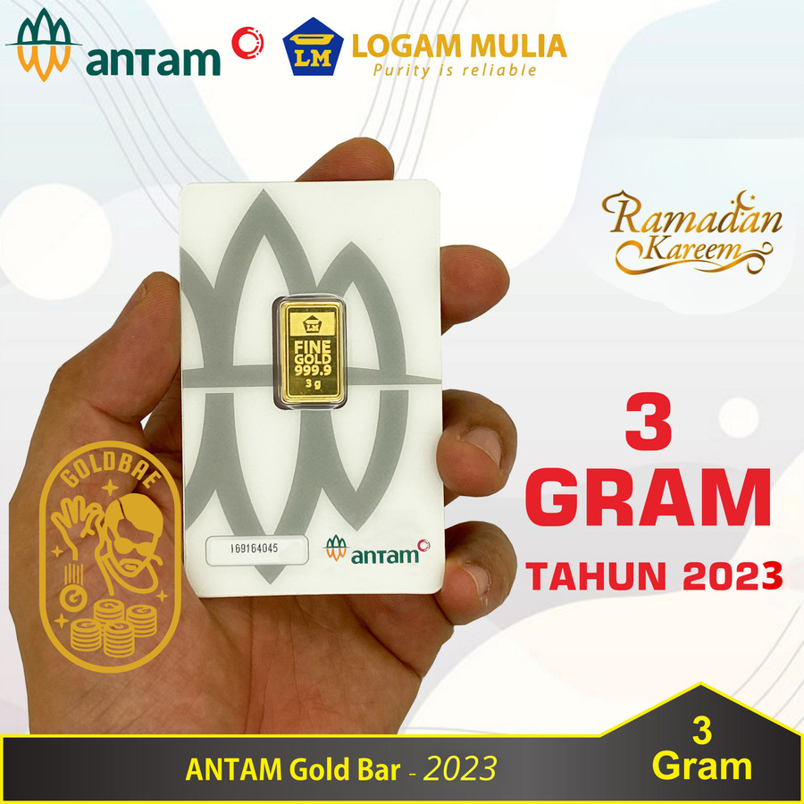 LM EMAS ANTAM 3 GRAM CETAKAN TERBARU