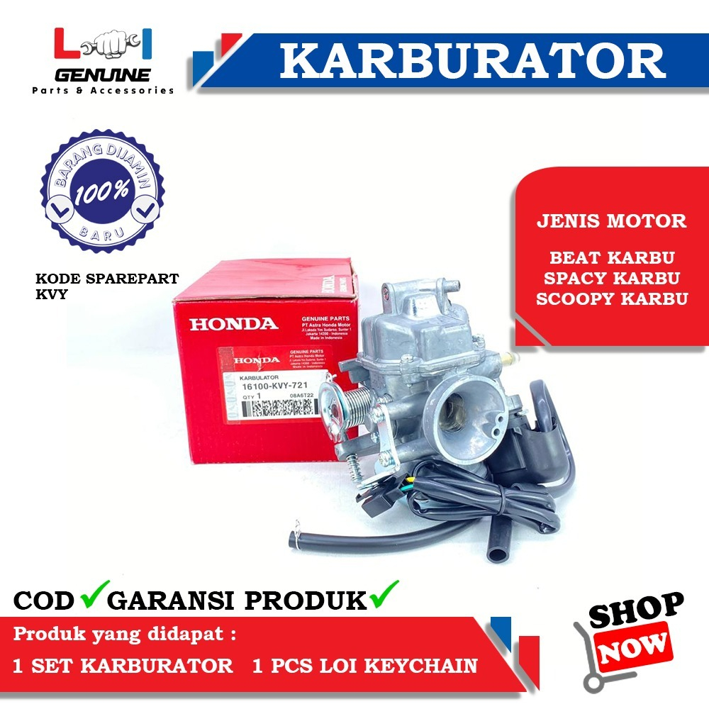 -LOI- KARBURATOR STANDAR KVY BEAT KARBU SPACY KARBU SCOOPY KARBU KVY