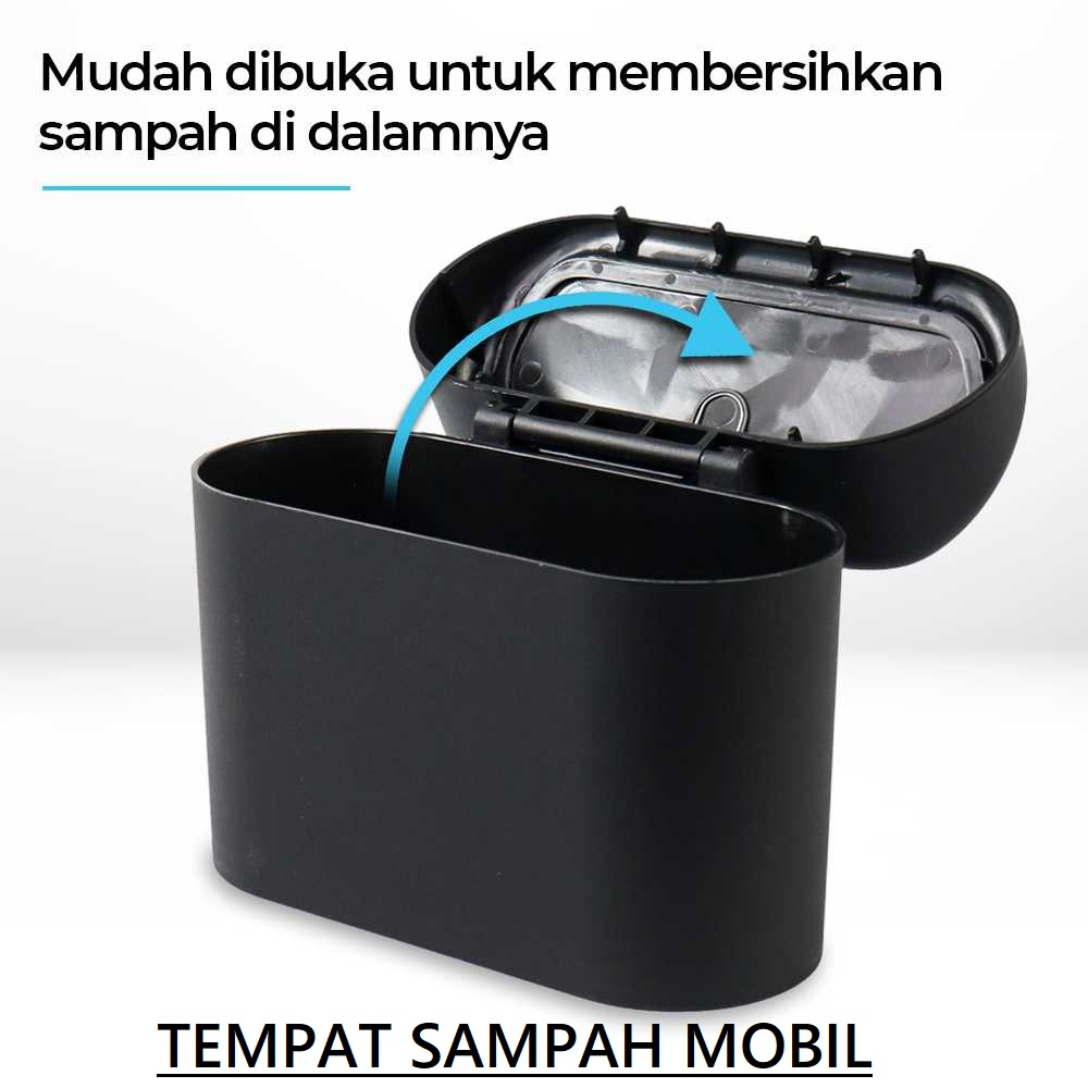 Tempat Sampah Mobil Trash Bin Pressing Type - Tong Sampah Mobil / Car