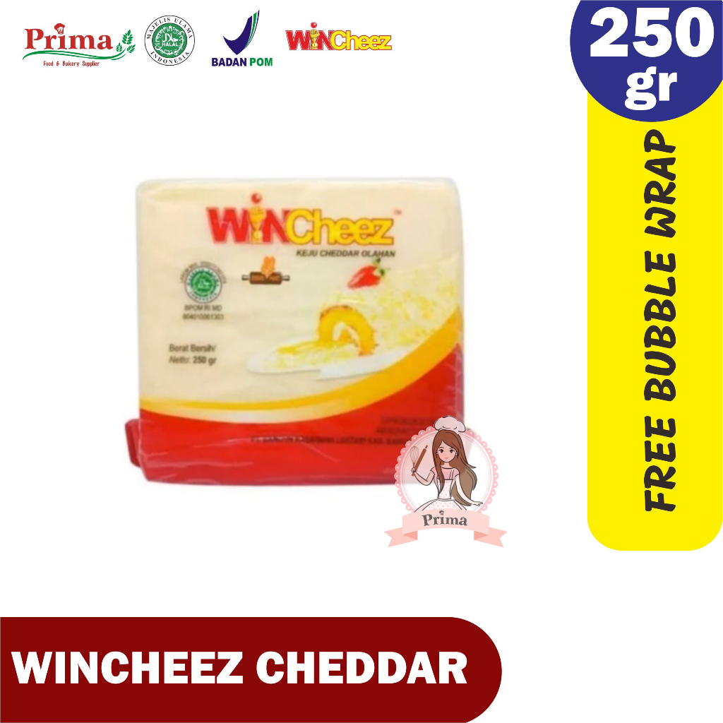 

Keju cheddar - Wincheez 250gr