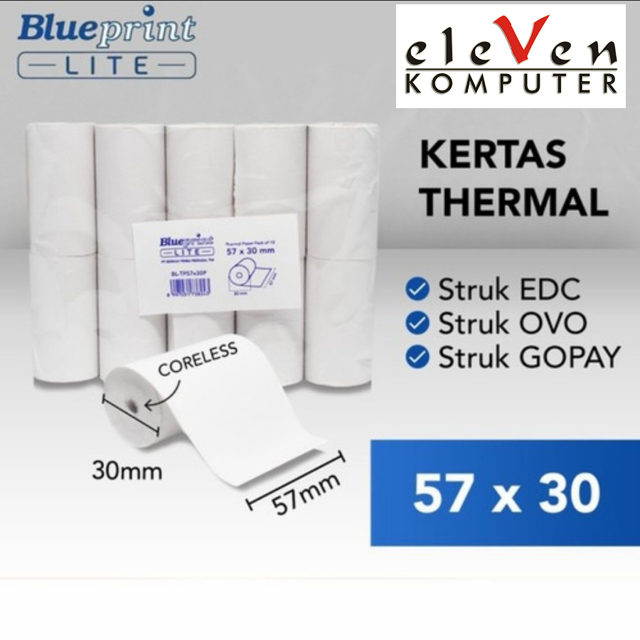 

THERMAL PAPER ROLL BLUEPRINT LITE 57x30