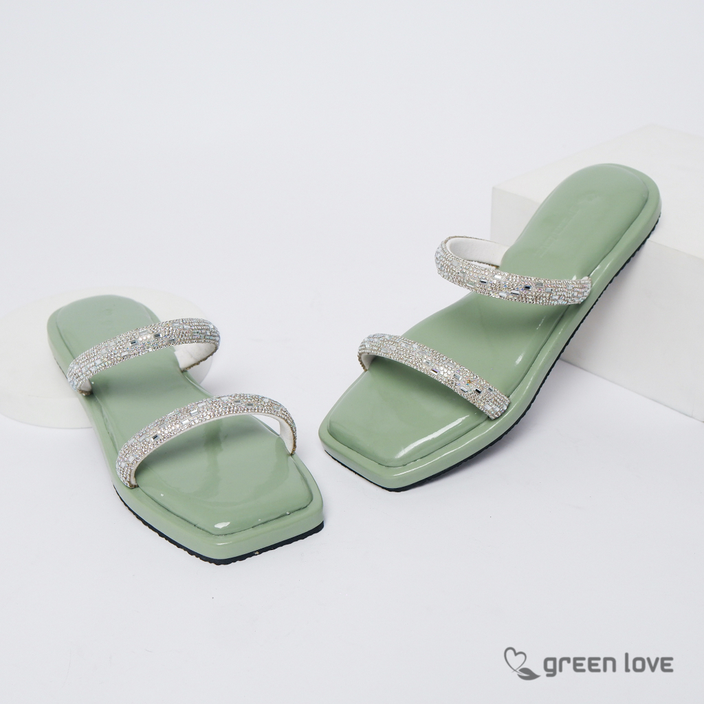 Green Love Sandal Wanita VEGAS