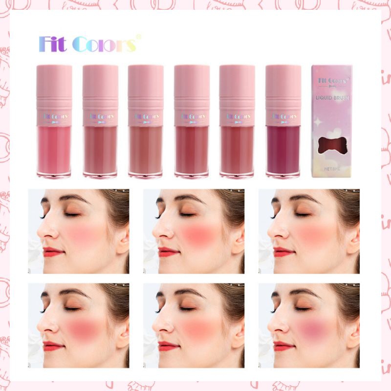 Mousse Liquid Blush 3 in 1 Long Lasting Waterproof FIT COLORS Original