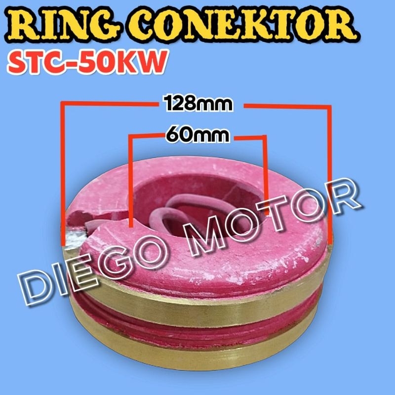 STC50 50KW Ring Konektor Slip Ring Kuningan Dinamo Listrik Alternator  3phase 50.000 watt