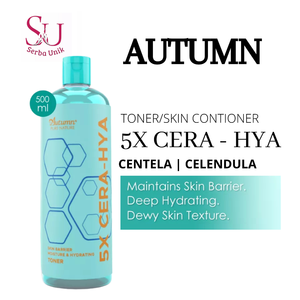 Autumn 5X Cera Hya Skin Barrier Moisture &amp; Hydrating Toner 500ml