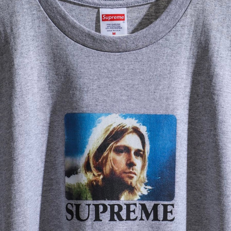 Sup. Kurt Cobain Grey Tee