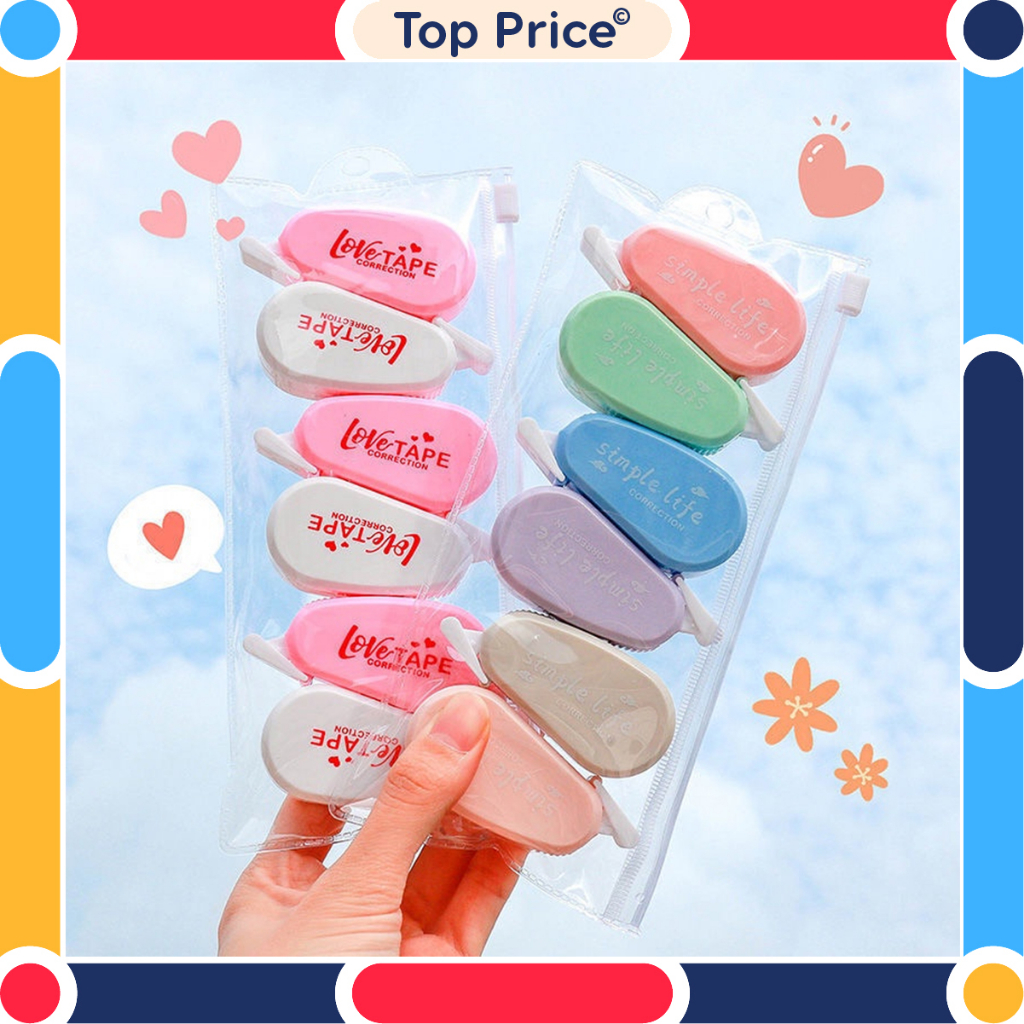

Tape 6in1 / Penghapus Tip Ex Kertas 6in1 / Pita Koreksi Tip-eX Roll Correction Tidak Mudah Terputus STY14