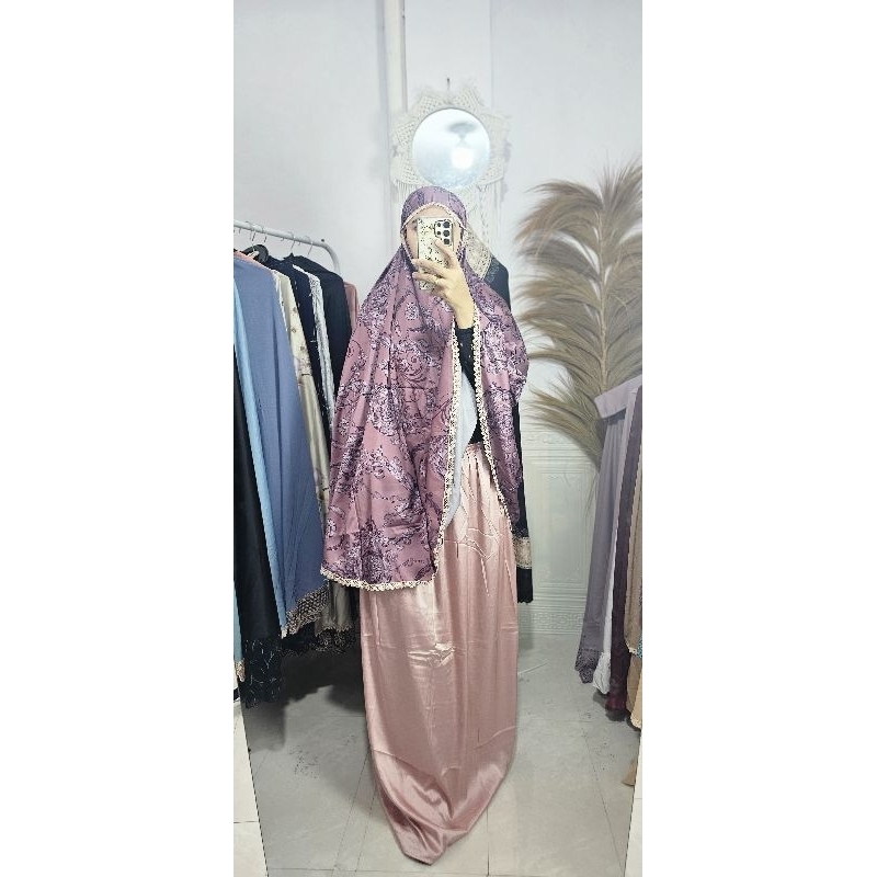 GMM | Mukena Armani Silk motif