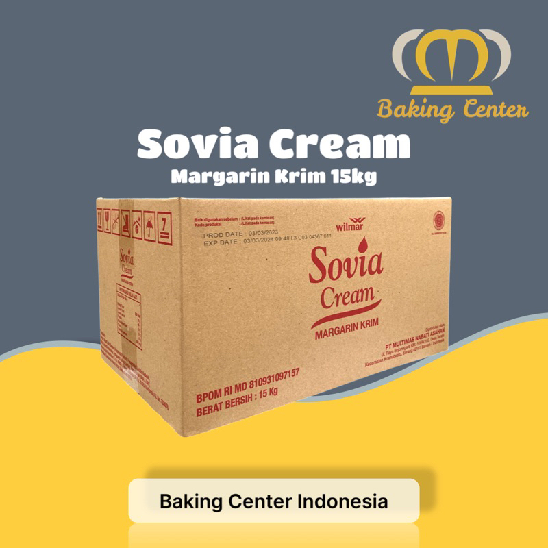 

Margarine Cream Sovia 15kg Repack 500gr