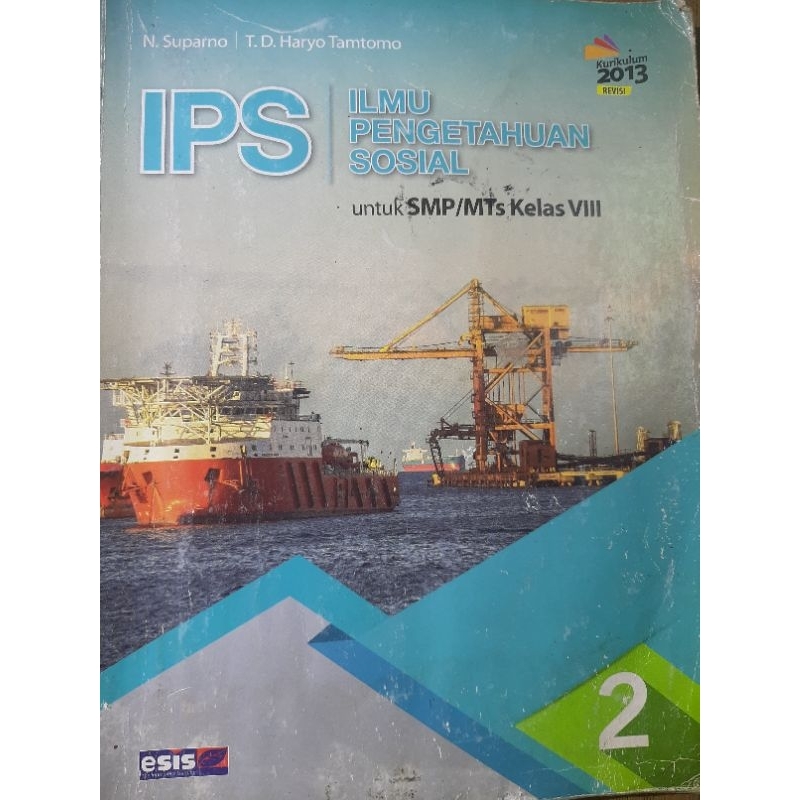 buku paket smp kelas 8 IPS ERLANGGA ESIS
