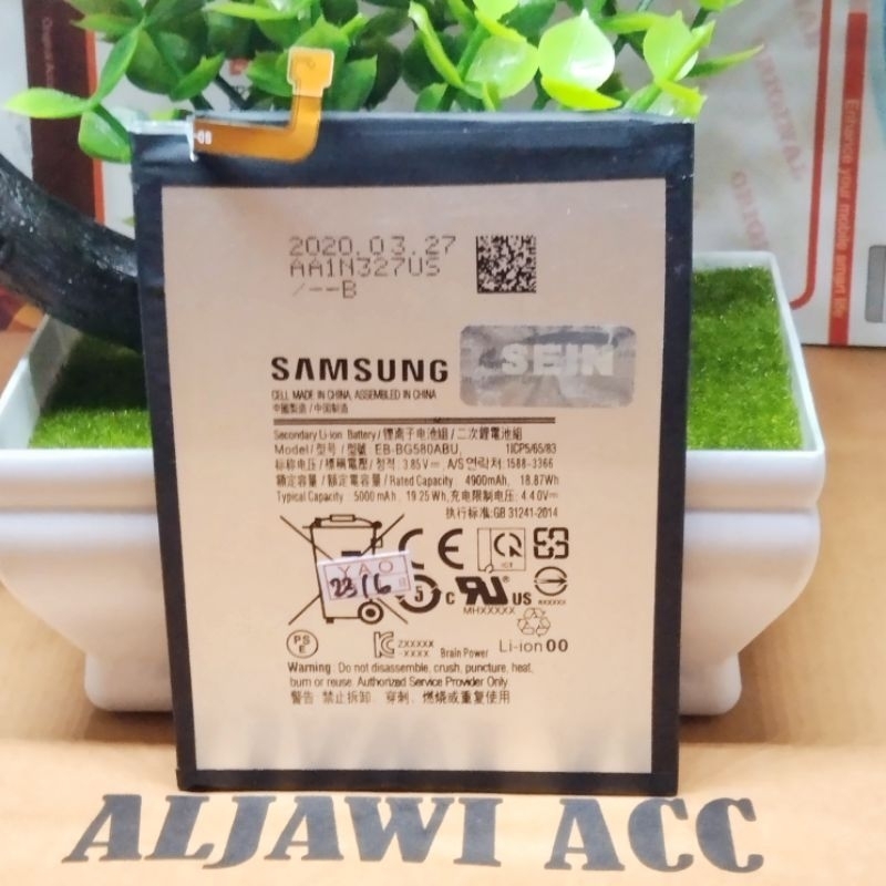 Baterai Samsung Galaxy M20 / M30 EB-BG580ABU Original Battery Hp