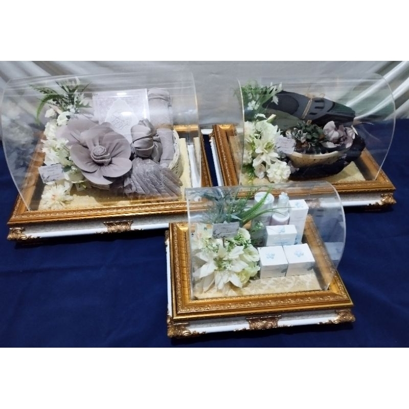 Tutup Akrilik hantaran seserahan akrilik