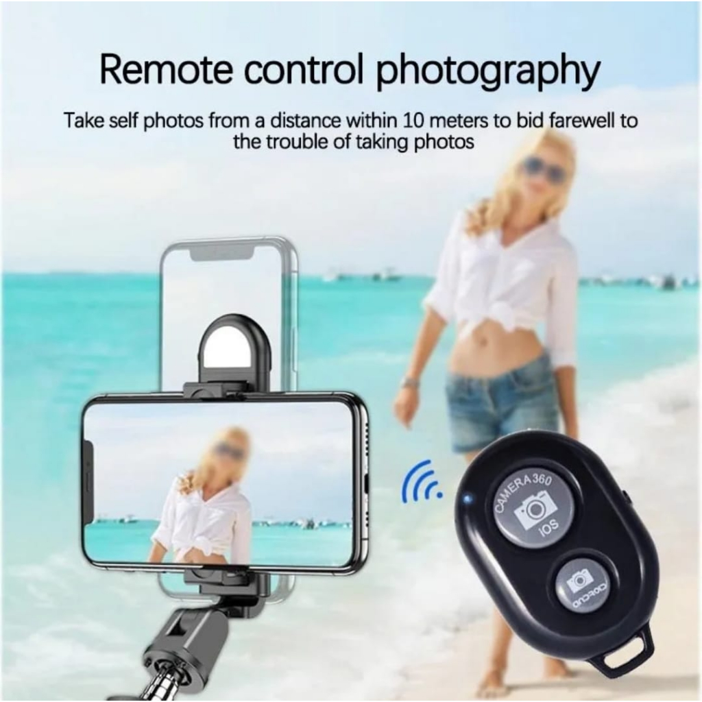 Bluetooth Shutter Remote Camera Tomsis Tombol kamera Wireless