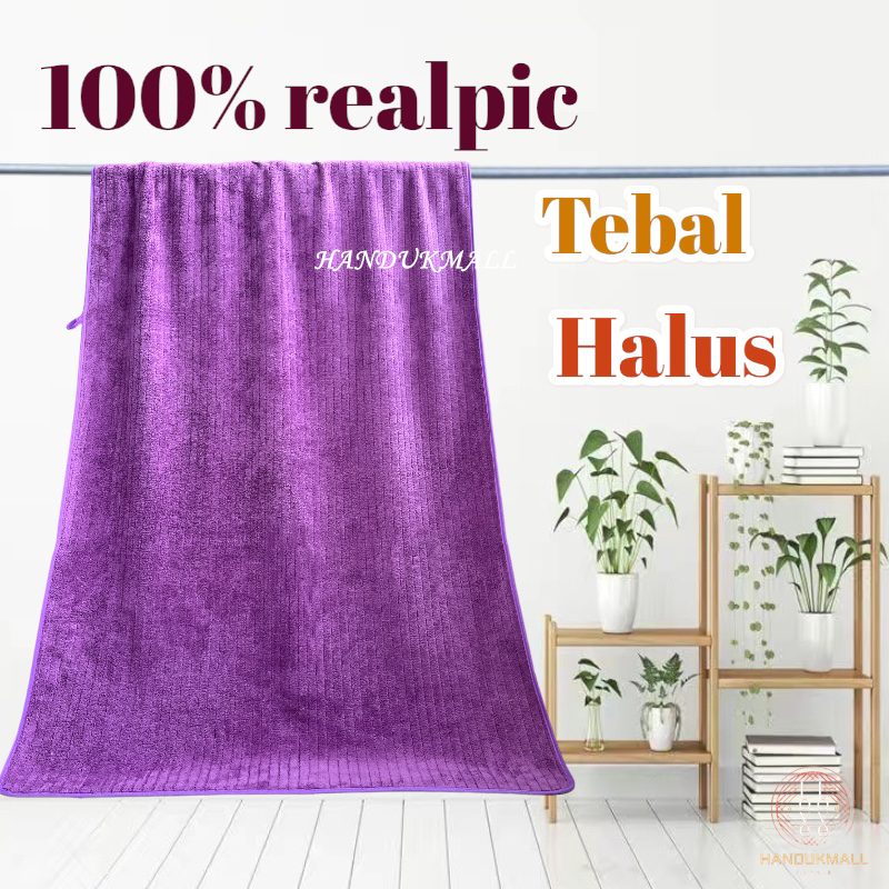 Handuk Mandi Unisex Handuk Olahraga Handuk Muka Handuk Salon Perlengkapan Kamar Mandi Handuk Microfiber Lembut Daya Serap Tinggi Garis Halus Ukuran Tanggung 50x100cm