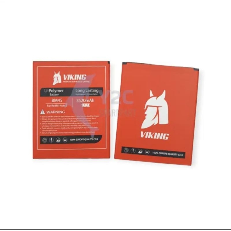 BATERAI VIKING XIAOMI BM45 / NOTE 2 DOUBLE POWER NEW BATRE