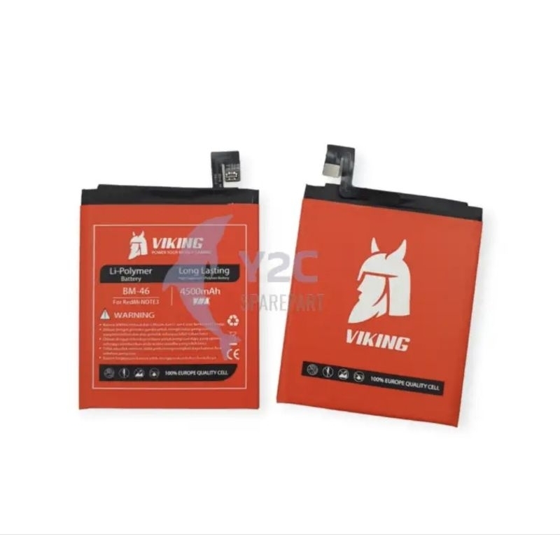 BATERAI VIKING XIAOMI BM46 / NOTE 3 DOUBLE POWER NEW BATRE