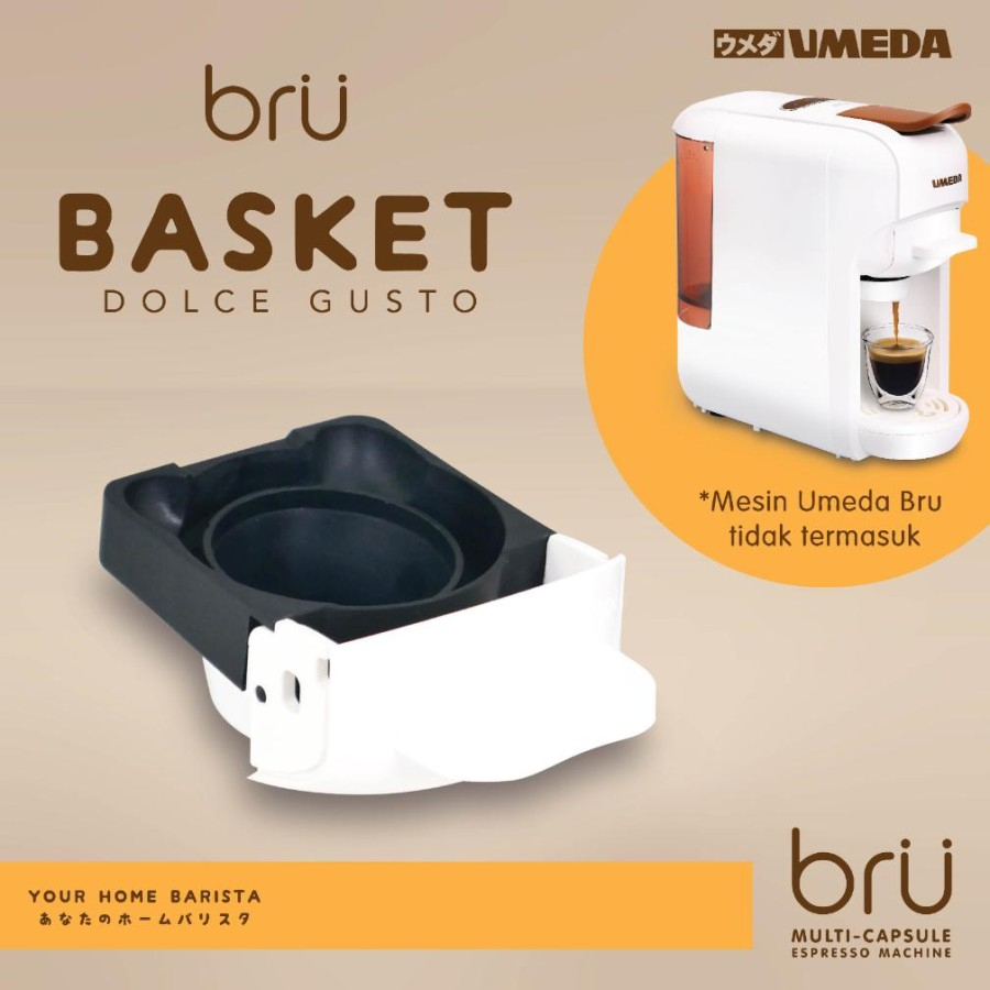 Umeda Bru Adapter Basket for Dolce Gusto Capsule
