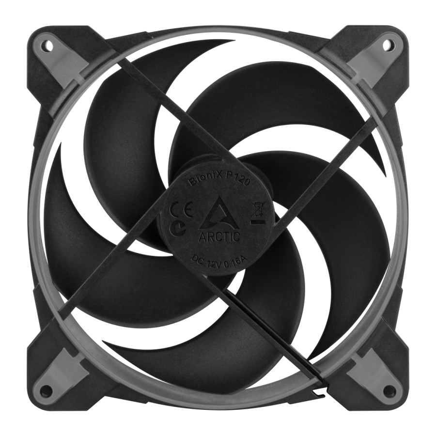 Arctic BioniX P120 12CM Gaming Fan - Black Grey / Fan Casing 12CM