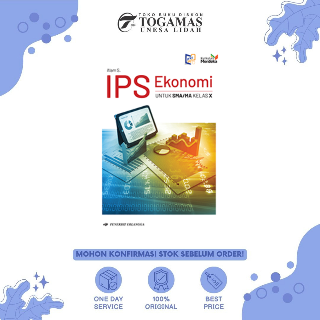 IPS EKONOMI SMA /MA X JL1 KURIKULUM MERDEKA GRATIS STICKER NAMA