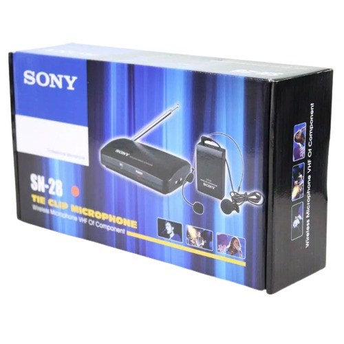 MICROPHONE WIRELESS CLIP ON SONY SN-28 MIC BANDO MIC JEPIT MIC KANCING SONY SN-28