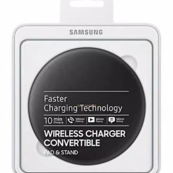 Samsung Wireless Charger Convertible EP-PG950 Fast Charging With Travel Adaptor Pengisi Daya Nirkabel Tanpa Kabel