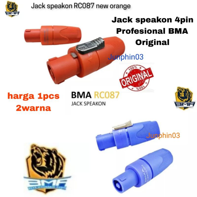 Jack speakon BMA Jeck Spiakon Jek sipikon BMA original