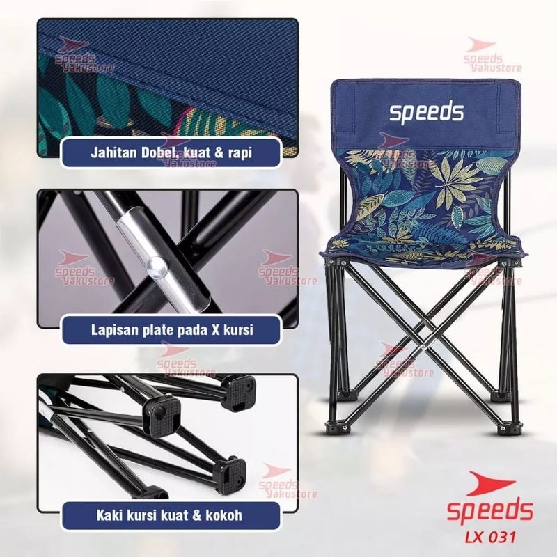 SPEEDS Kursi Lipat outdoor kursi lipat camping portable Kursi Pancing