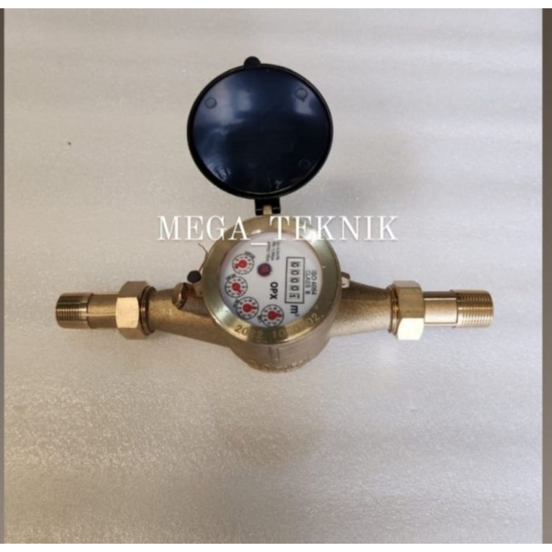 Water meter meteran air bersih PDAM 1 inchi full kuningan