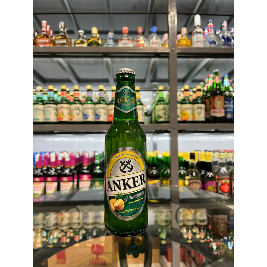 ANKER PINEAPPLE ( NENAS ) BEER + PINEAPPLE 330 ML PINT