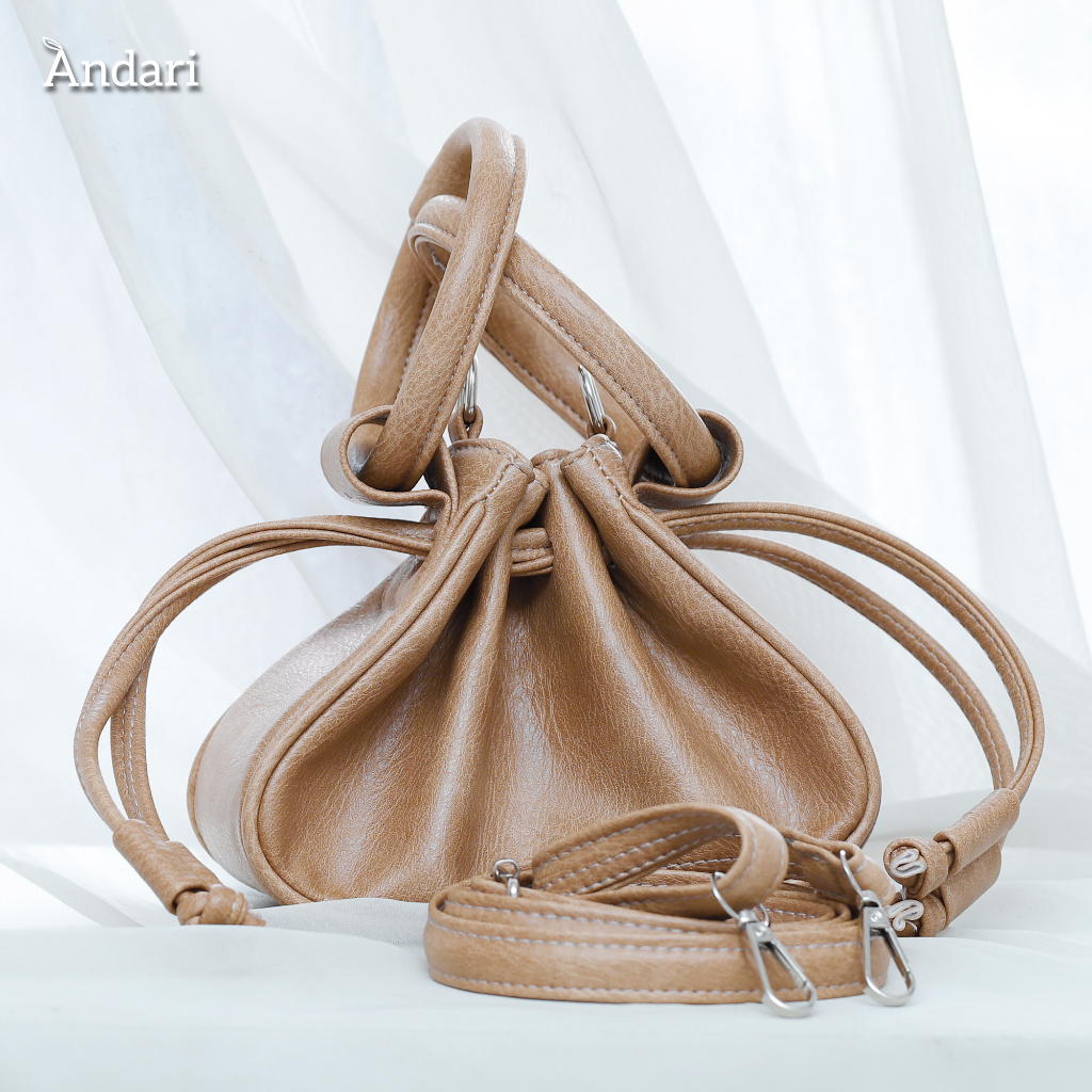 OSTREA BAG by andari tas serut handbag wanita terbaru 2023