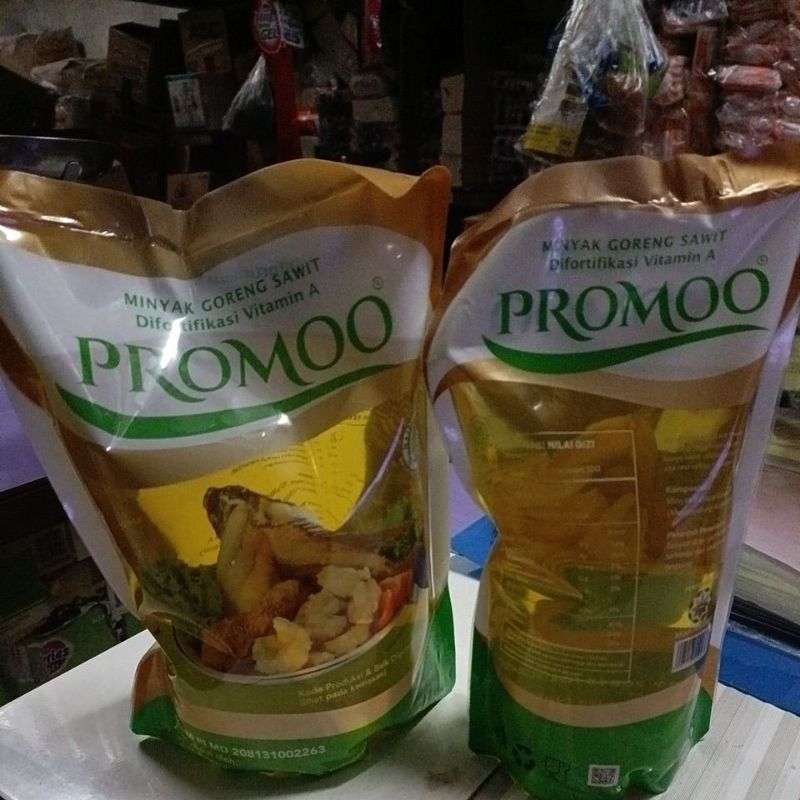 MINYAK GORENG PROMOO UKURAN 1 LITER &amp; 2 LITER, SATU BKS