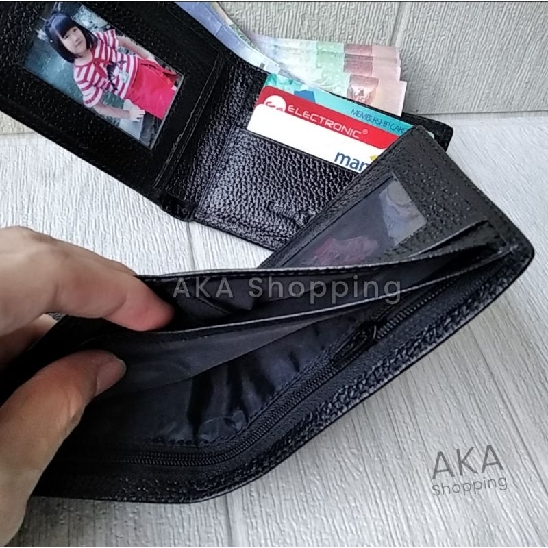 [DPT KLT08] Dompet Lipat Horizontal Asli Kulit Sapi