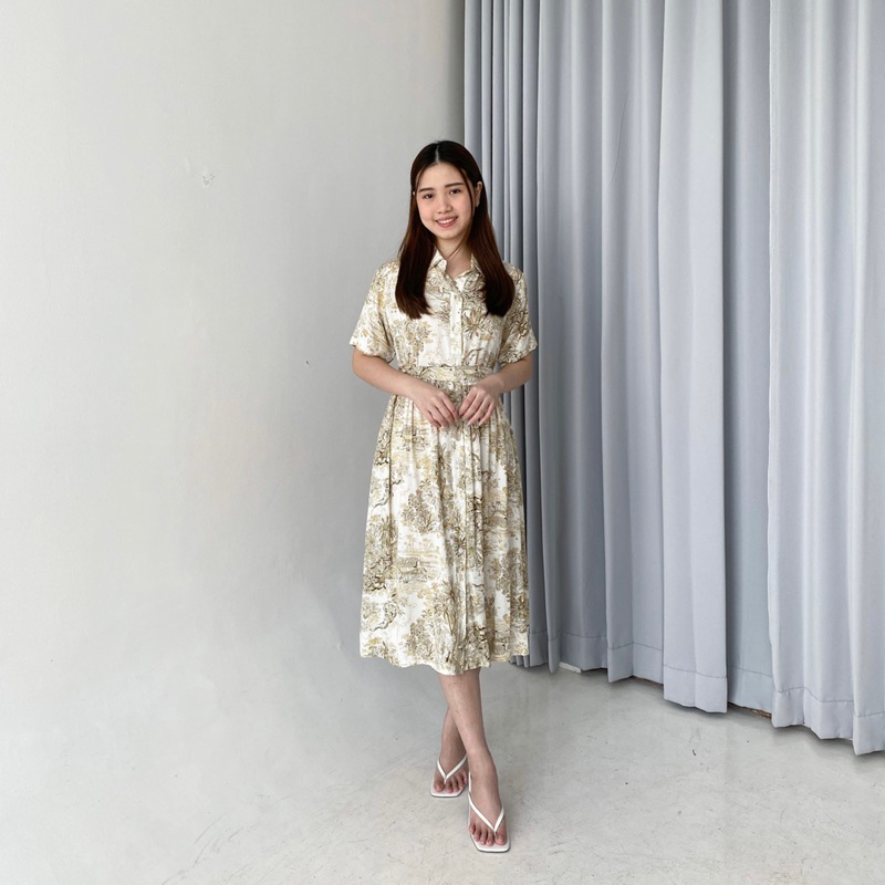 Mijoo Porcelaine Midi Dress