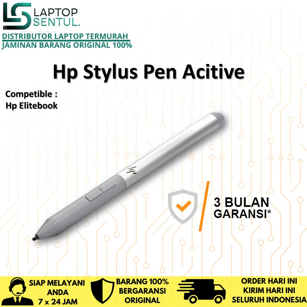 Hp Stylus Pen Acitive With Battrey Original