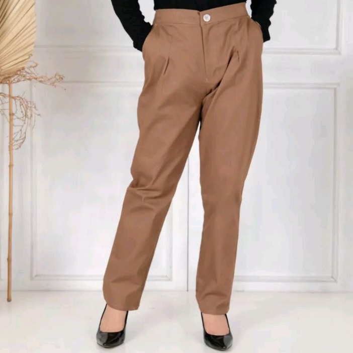 CELANA PANJANG WANITA BAGGY PANTS(BISA COD)/CELANA KANTOR WANITA/CELANA RESMI WANITA