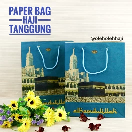 

Paperbag/Tas Kertas Ukuran Tanggung/Tas Souvenir/Oleh Oleh Haji Umroh