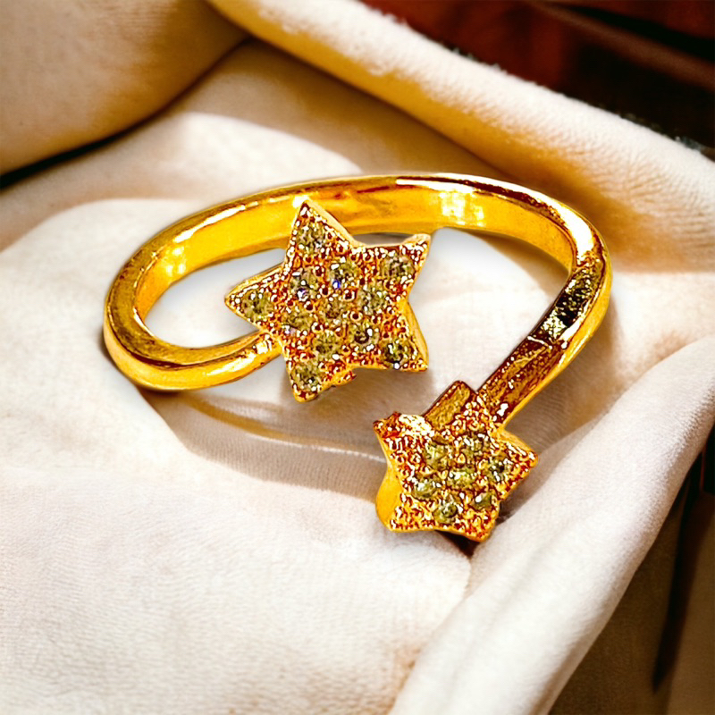 cincin wanita //cincin permta satu//cincin lapos emas//perhiasan //cincin