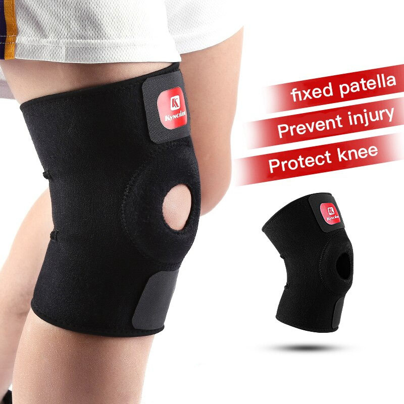 Kyncilor Pelindung Lutut Adjustable Kneepad Power Brace - AB017 - Black