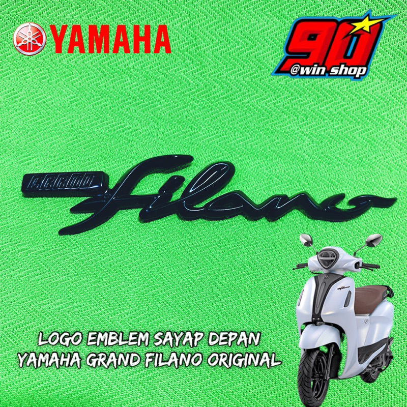 Emblem logo sayap depan Yamaha Grand Filano pnp custom Fino Fazzio sccopy original