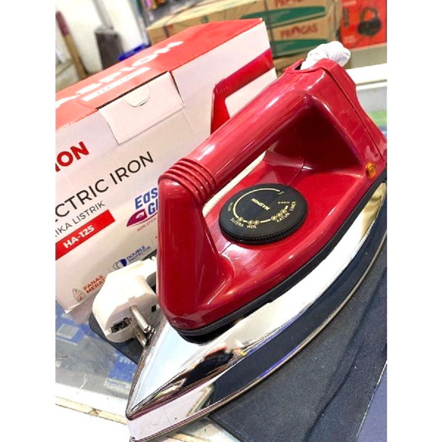 Setrika Listrik Maspion HA-125 HA 125 OtomatisAnti Lengket Strika Gosokan Baju