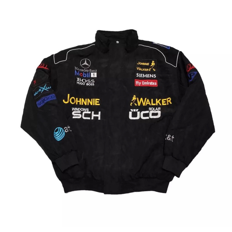 jacket nascar mercedes benz vintage