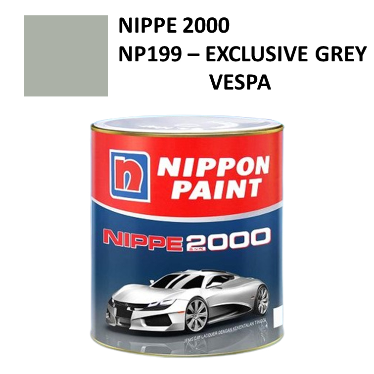Nippon Paint - Cat Duco NC Nippe 2000 - Kode NP199 (Exclusive Grey - Vespa) 1 Liter