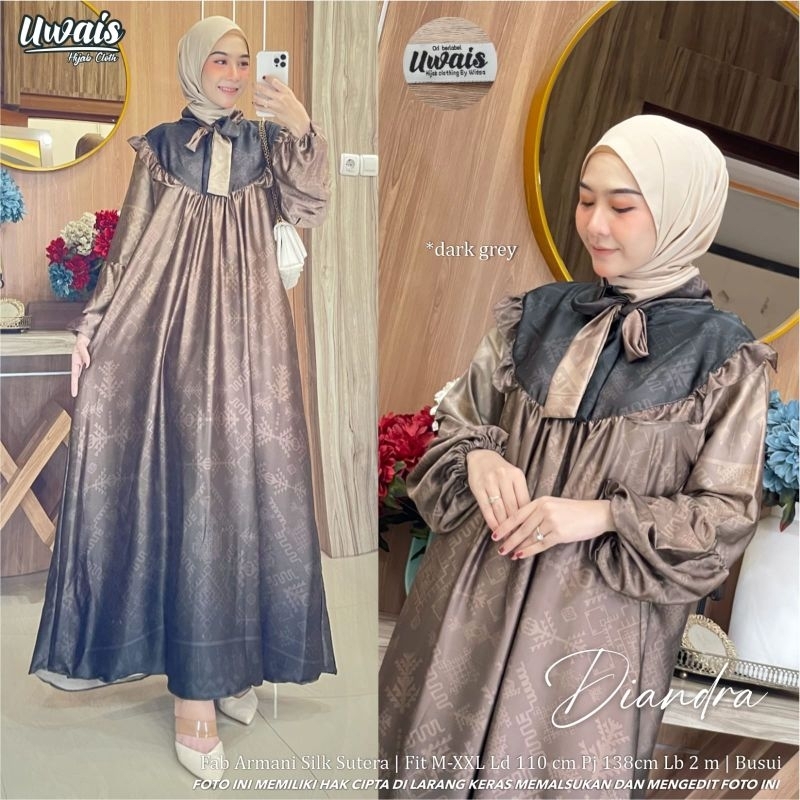 DIANDRA // GAMIS WANITA // ORI BY UWAIS